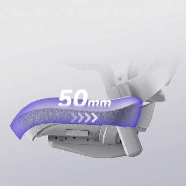 ergonomischer burostuhl weiss grau ergonomischer burostuhl zenpro aluminium netzstoff 4d verstellbare armlehnen doppelte lordosenstutze kopfstutze 13