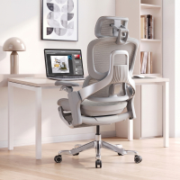 Ergonomischer Bürostuhl ZenMax mit Fußstütze, maximale Ausstattung