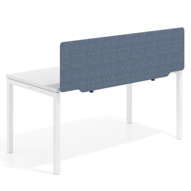 schreibtisch trennwande blau aluminiumstruktur 1