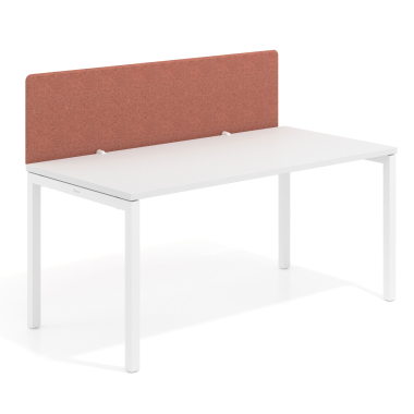 schreibtisch trennwande terracota aluminiumstruktur 4