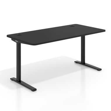 burotisch schwarz pure black weisse struktur 1