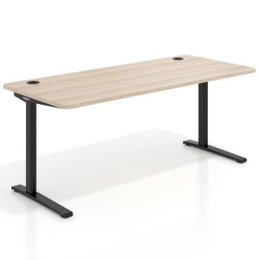 burotisch schwarz flax oak weisse struktur 1