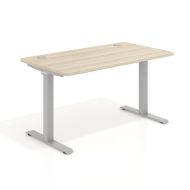 burotisch aluminio flax oak weisse struktur 1