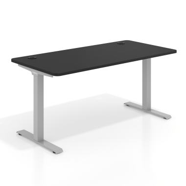 burotisch aluminio pure black weisse struktur 1