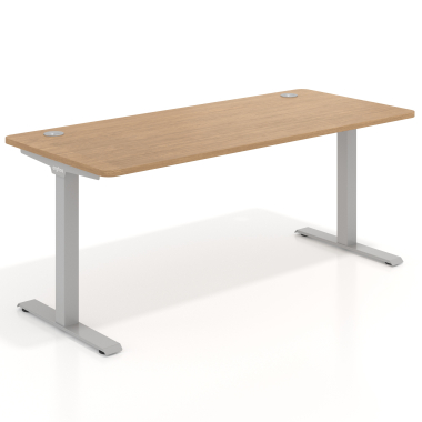 burotisch aluminio red oak weisse struktur 1