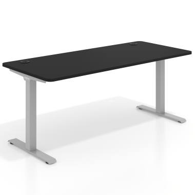 burotisch aluminio pure black weisse struktur 1