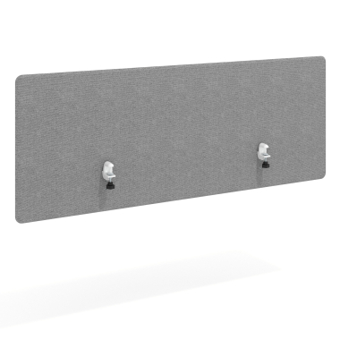 schreibtisch trennwande grau aluminiumstruktur 3