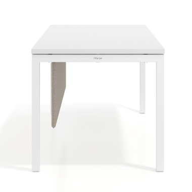 schreibtisch trennwande beige aluminiumstruktur 2