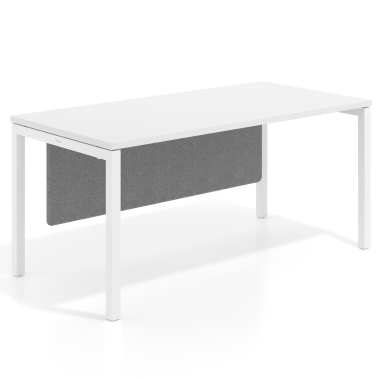 schreibtisch trennwande grau aluminiumstruktur 4