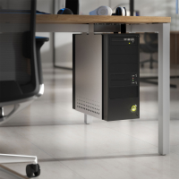 PC-Halterung Zero, feste Montage unter dem Schreibtisch