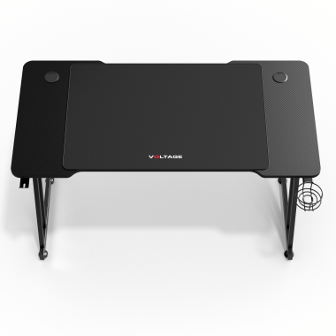 gaming tisch schwarz voltage 6