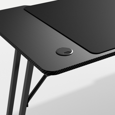 gaming tisch schwarz voltage 4