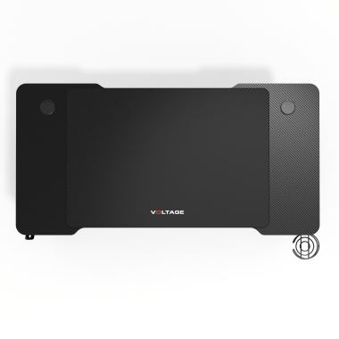 gaming tisch schwarz voltage 8