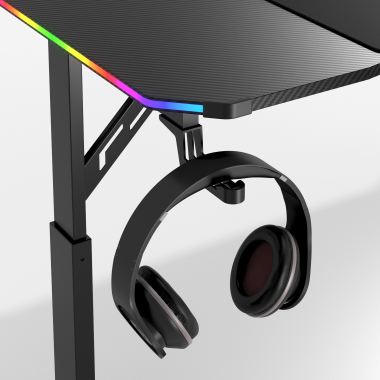 gaming tisch schwarz voltage 7