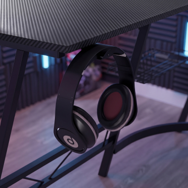 gaming tisch schwarz kratos 11