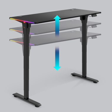 gaming tisch schwarz newlevel 13