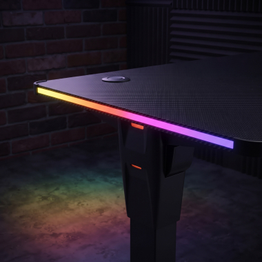 gaming tisch schwarz newlevel 14
