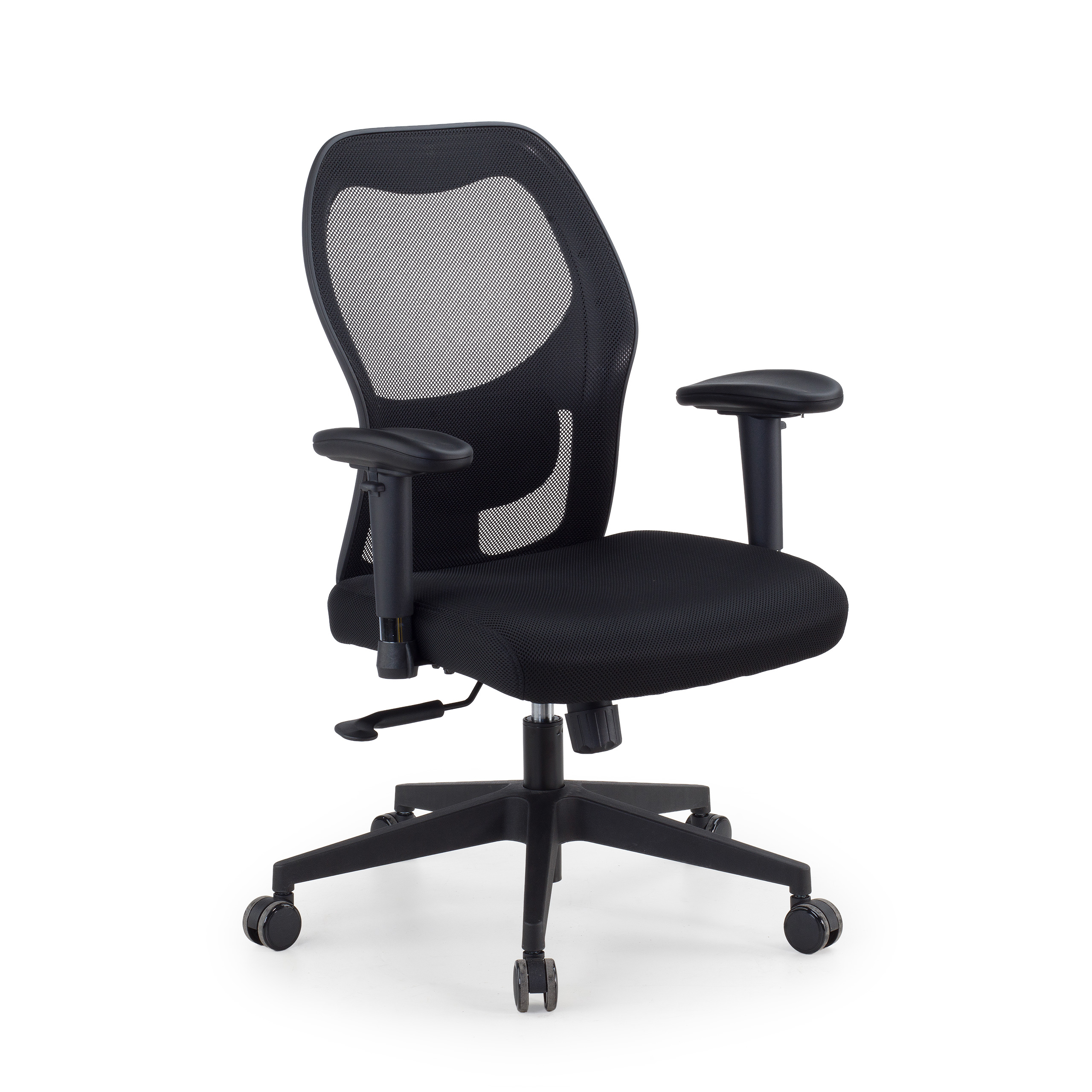 Ergonomischer Bürostuhl Sora mit Lendenwirbelstütze und 2D-Armlehnen