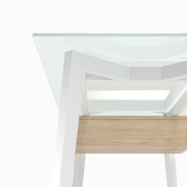 burotisch weiss prisma 6