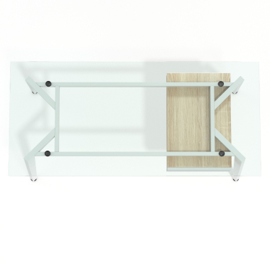 burotisch weiss prisma 7
