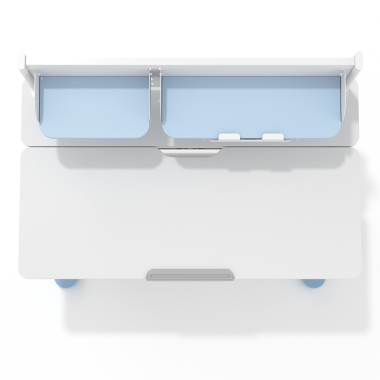 jugendschreibtisch weiss blau ergokid 9