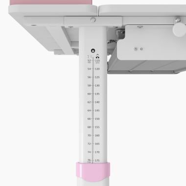 jugendschreibtisch weiss rosa ergokid 14