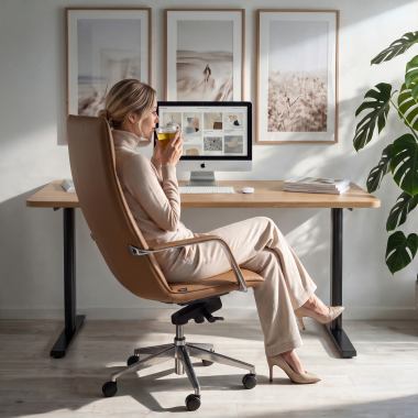 burotisch schwarz flax oak weisse struktur 3