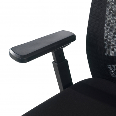 ergonomischer burostuhl schwarz shifter netzstoff 3d verstellbare armlehnen lordosenstutze kopfstutze 7