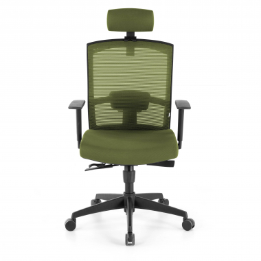ergonomischer burostuhl grun schwarze struktur kopfstutze netzstoff 1d verstellbare armlehnen lordosenstutze kopfstutze 4