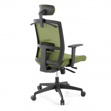 ergonomischer burostuhl grun schwarze struktur kopfstutze netzstoff 1d verstellbare armlehnen lordosenstutze kopfstutze 7