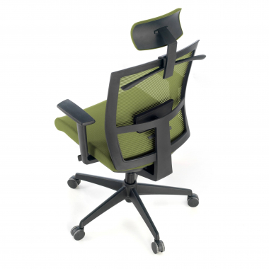 ergonomischer burostuhl grun schwarze struktur kopfstutze netzstoff 1d verstellbare armlehnen lordosenstutze kopfstutze 5