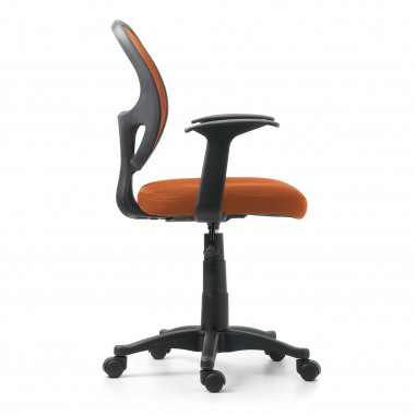 gunstiger burostuhl orange one netzstoff feste armlehnen 5