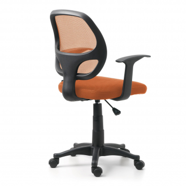 gunstiger burostuhl orange one netzstoff feste armlehnen 7