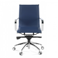 Design Bürostuhl Brenton, Stahlrahmen, niedrige Rückenlehne