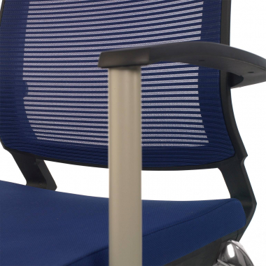 besucherstuhl blau adam netzstoff feste armlehnen 5