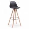 Barhocker Norway mit Holzbeinen, skandinavisches Design