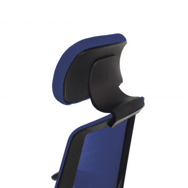 burostuhl blau belinda netzstoff 1d verstellbare armlehnen lordosenstutze kopfstutze 9
