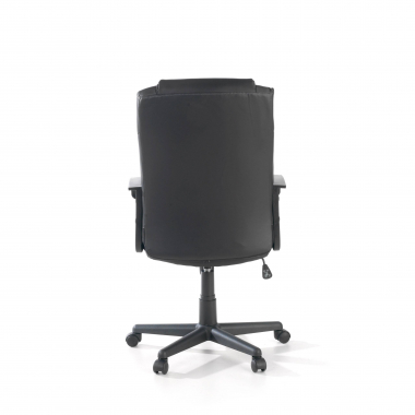 chefsessel schwarz genova kunstleder feste armlehnen 7
