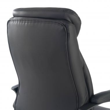 chefsessel schwarz denis kunstleder gepolsterte armlehnen 7