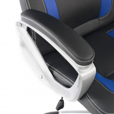 gaming stuhl blau dakar kunstleder feste armlehnen 5