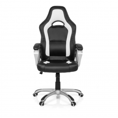gaming stuhl weiss dakar kunstleder feste armlehnen 3