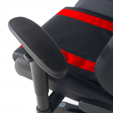 gaming stuhl rot spider kunstleder bewegliche armlehnen lumbal und nackenkissen kopfstutze 6