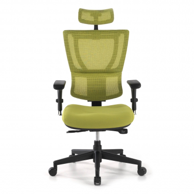 ergonomischer burostuhl grun energy netzstoff 1d verstellbare armlehnen doppelte lordosenstutze 4