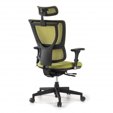 ergonomischer burostuhl grun energy netzstoff 1d verstellbare armlehnen doppelte lordosenstutze 7
