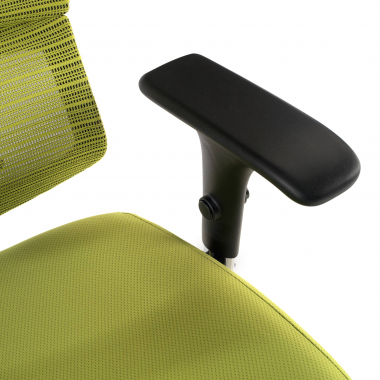 ergonomischer burostuhl grun energy netzstoff 1d verstellbare armlehnen doppelte lordosenstutze 5
