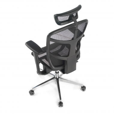 burostuhl home office schwarz dover netzstoff 1d verstellbare armlehnen kopfstutze 9