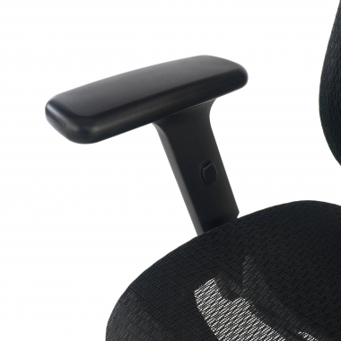 ergonomischer burostuhl schwarz locktech netzstoff 1d verstellbare armlehnen lordosenstutze kopfstutze 9