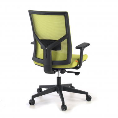 ergonomischer burostuhl grun schwarze struktur kopfstutze netzstoff 1d verstellbare armlehnen lordosenstutze 7