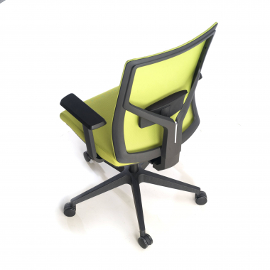 ergonomischer burostuhl grun schwarze struktur kopfstutze netzstoff 1d verstellbare armlehnen lordosenstutze 9
