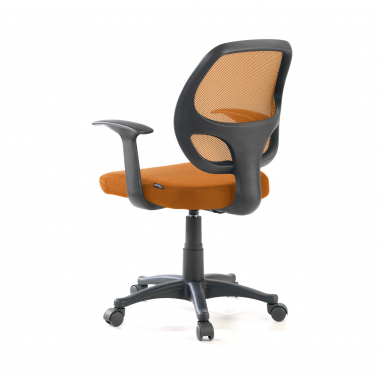 gunstiger burostuhl orange one netzstoff feste armlehnen 8